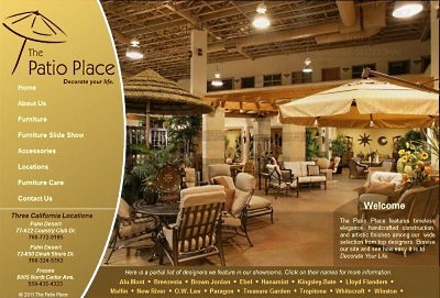 The Patio Place website
